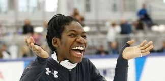 1st BLACK WOMAN SPEEDSKATER