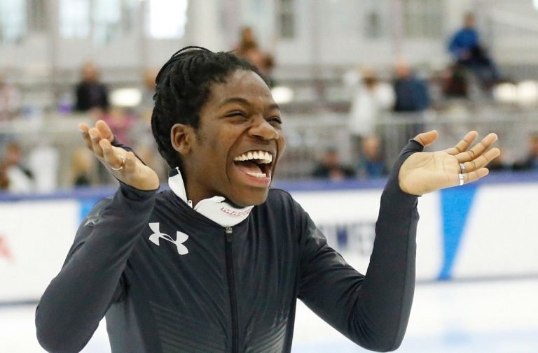 1st BLACK WOMAN SPEEDSKATER