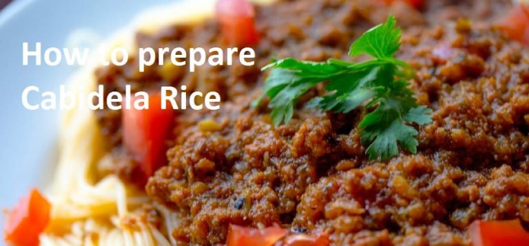 How to Prepare Cabidela Rice