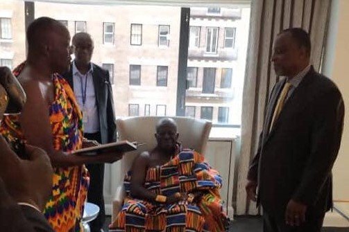 NYC Deputy Mayor Visits Asante- Ghana King