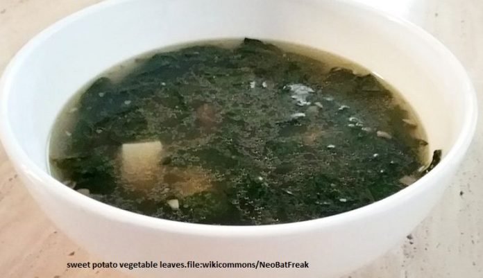 sweet potato vegetable leaves