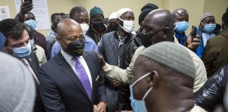 NYC Mayor Rally-Rounded Funds for Bronx Fire Victims AfroGist Media - Mayor Adams and the Bronx Community