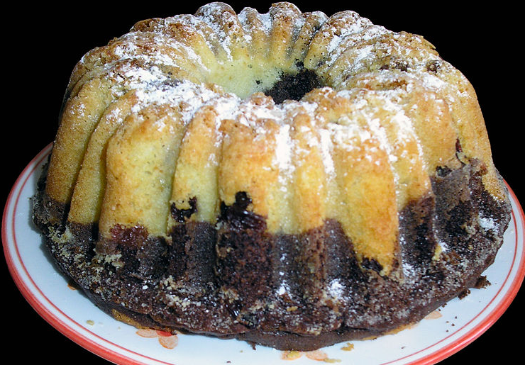 Cocoa lemon cake