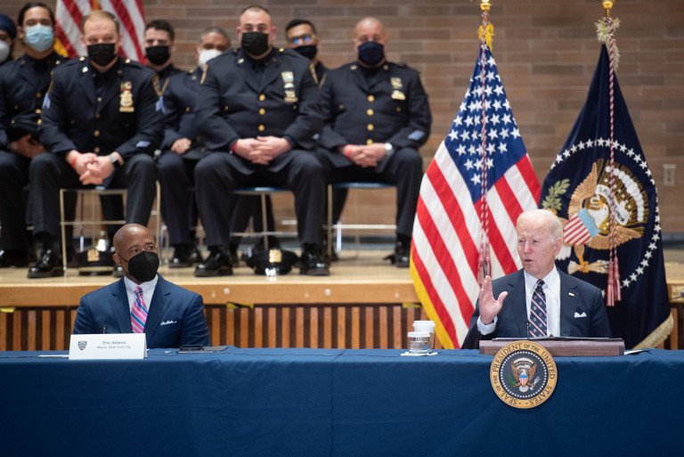 President Biden and Mayor Adams Discuss Gun Violence in New York