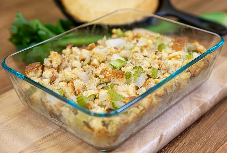 Southern Cornbread Dressing Recipe Soul Food Afro Gist Media
