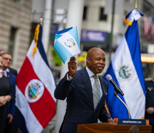 NYC Mayor Flag Ceremony of Central American Countries