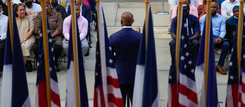 Naturalization Ceremony in NYC with Mayor Adams